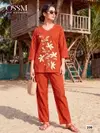 Sweety Vol 2 By Ossm Cotton Embroidery Western Co Ord Set Wholesalers In Surat